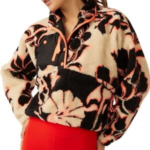 Free People Hit the Slopes (Rocky Ridge) Pullover - Magnolia Floral - NWT